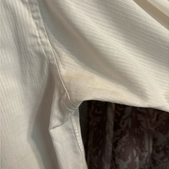 Christian Dior | Vintage White Button Up | Size 15 1/2 32-33 - Picture 3 of 10